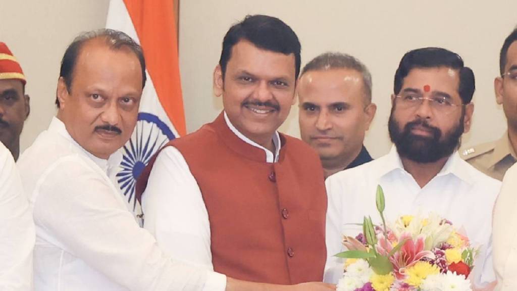 Ajit Pawar Eknath Shinde Devendra Fadnavis fb