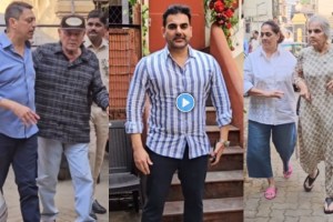 Arbaaz Khan at Ex Wife Malaika arora new restaurant