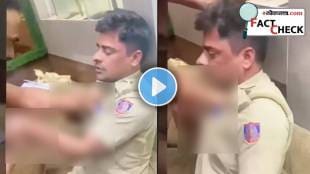 Assaulting Policeman rajasthan Video Fact Check