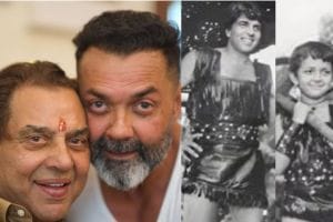 Bobby Deol And Dharmendra