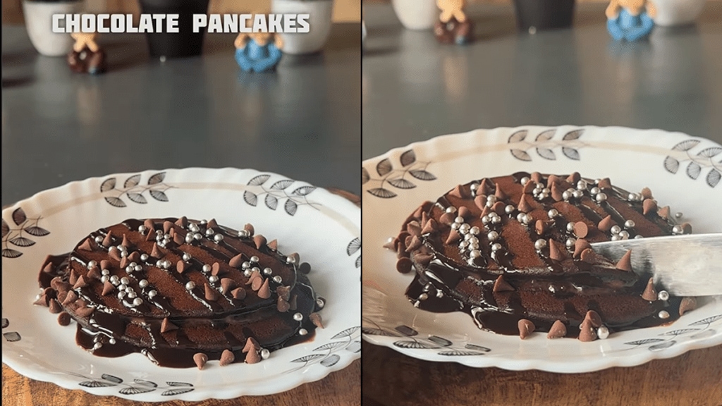 Chocolate pancakes recipe