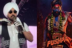 Singer Diljit Dosanjh talks about Allu Arjun Pushpa 2 movie in Chandigarh concert