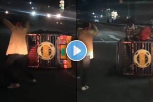 E-Rickshaw Shocking Stunt video viral