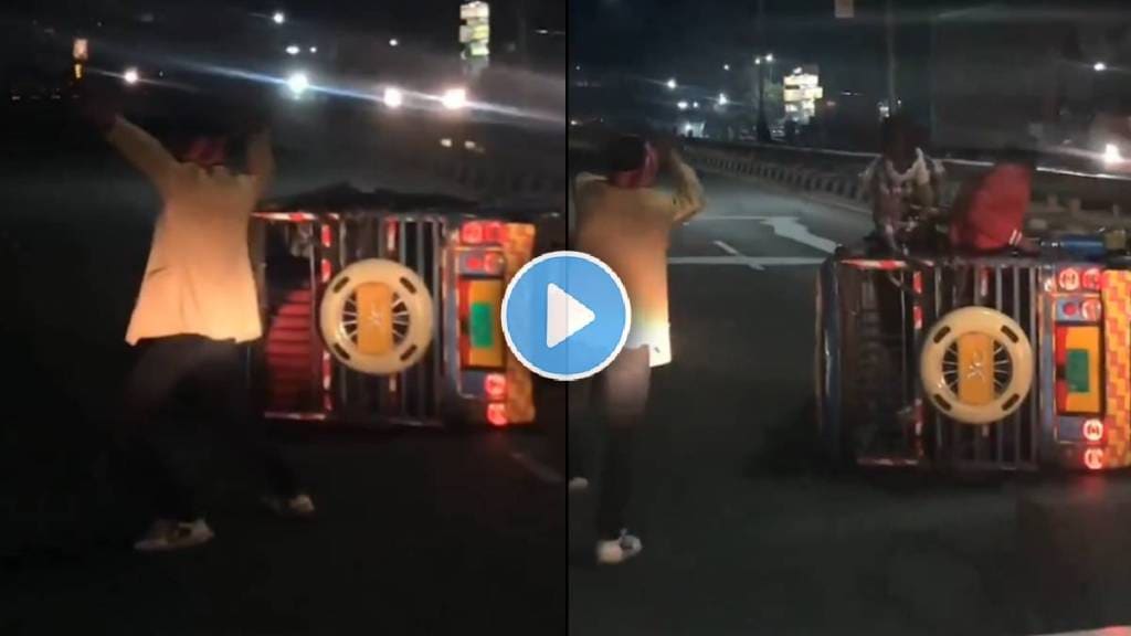 E-Rickshaw Shocking Stunt video viral