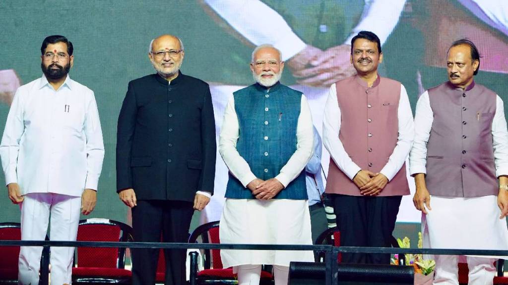 Eknath Shinde Devendra Fadnavis Ajit Pawar Narendra Modi