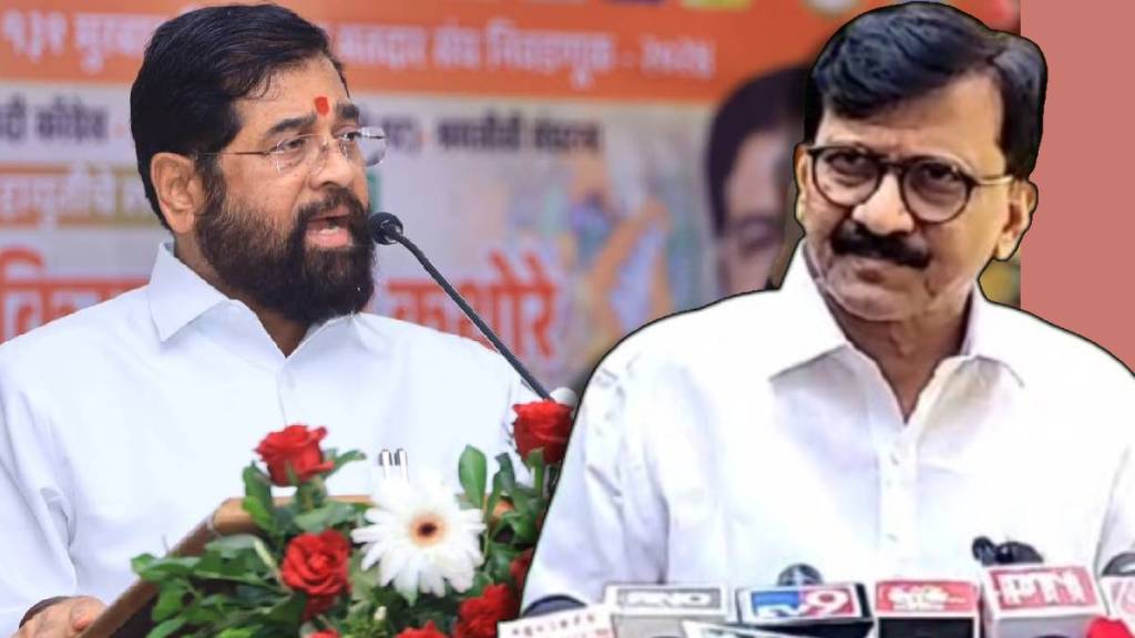 Eknath Shinde and Sanjay raut