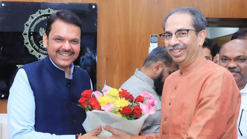 Why did Uddhav Thackeray choose Nagpur to meet Devendra Fadnavis