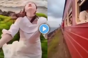 Female Chinese Tourist Miraculously Survives After Falling From Running Train In Colombo Chilling Videos