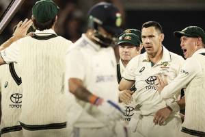 Australia Beat India by 10 Wickets in Pink Ball Test Pat Cummins 5 Wickets Nitish Reddy 42 Runs Inning