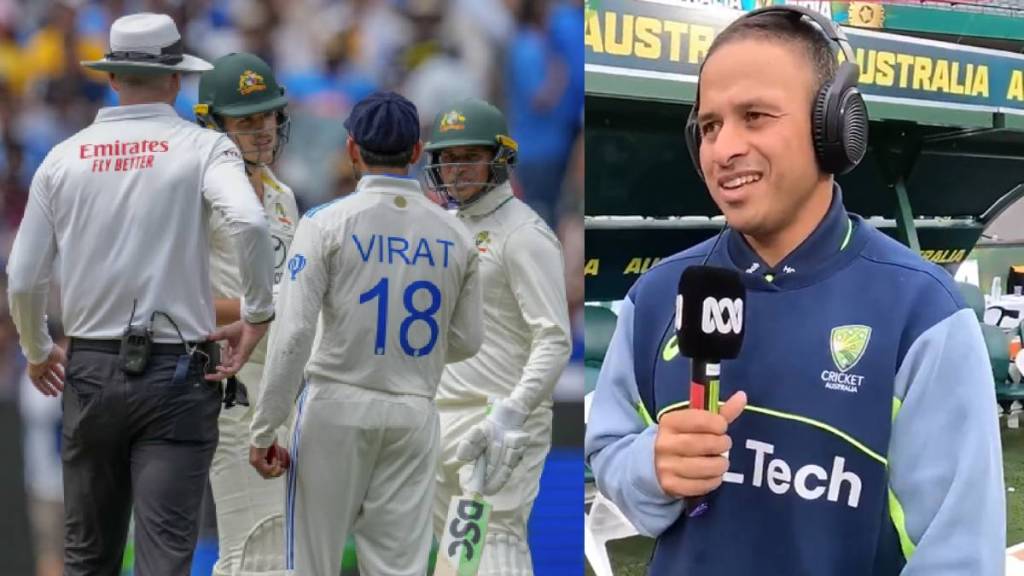 IND vs AUS Usman Khawaja Reveals How He Stop Virat Kohli Sam Konstas Fight on Field Melbourne