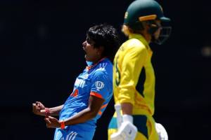 INDW vs AUSW Arundhati Reddy Dismissed Top 4 Batters of Australia Top Order Becomes