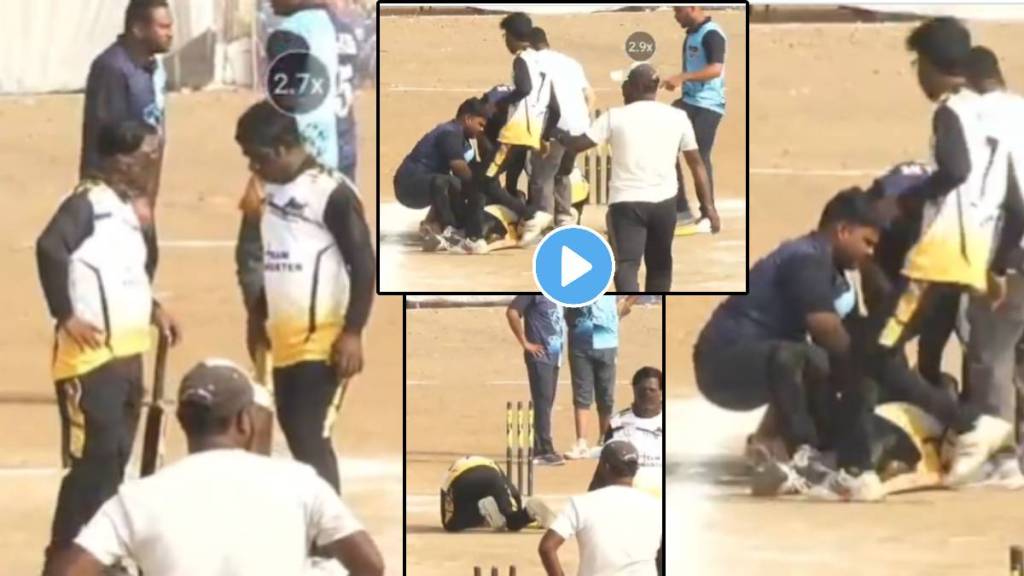 Jalna Cricketer heart attack video viral