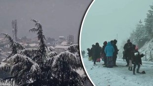 Jammu and Kashmir Srinagar Snowfall 2024