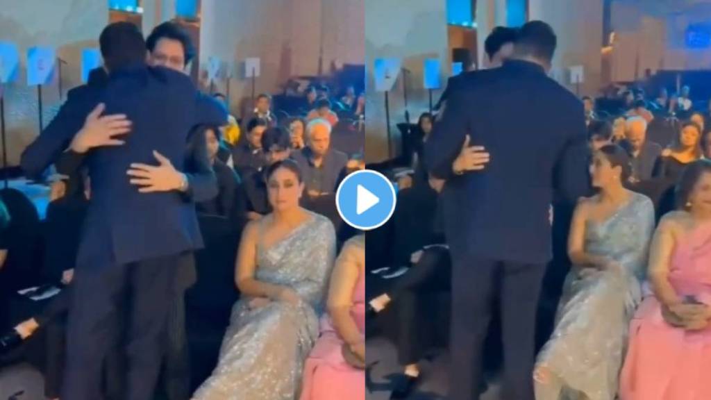 when abhishek Bachchan met kareena Kapoor she rolls her eyes at award show video goes viral