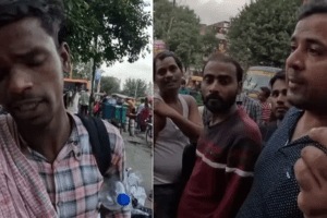 Locals Saved Me Foreigner Argues With Delhi Rickshaw Puller Over Fare