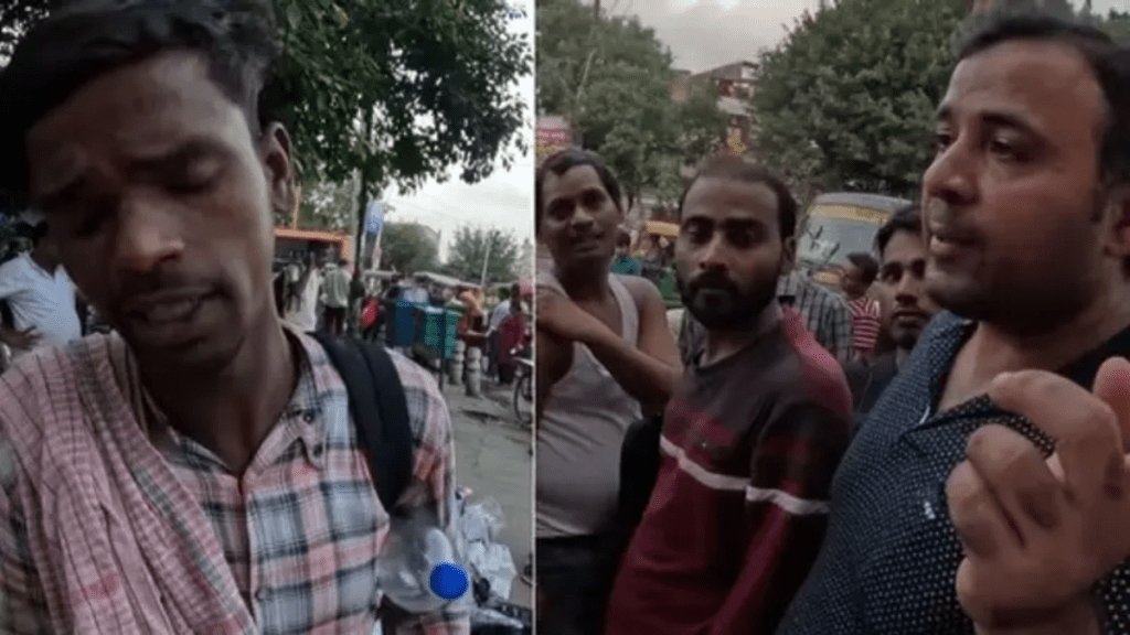 Locals Saved Me Foreigner Argues With Delhi Rickshaw Puller Over Fare