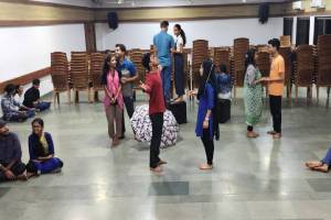 Loksatta lokankika competition Students rehearsals for in final stage