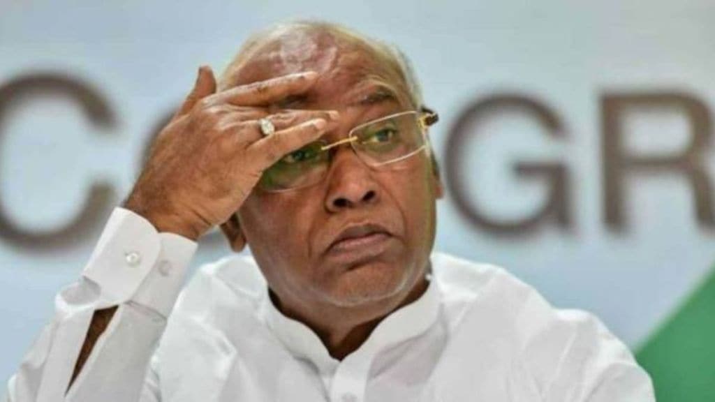 Image of Congress leader Mallikarjun Kharge