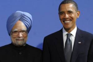 Obama and Manmohan Sing