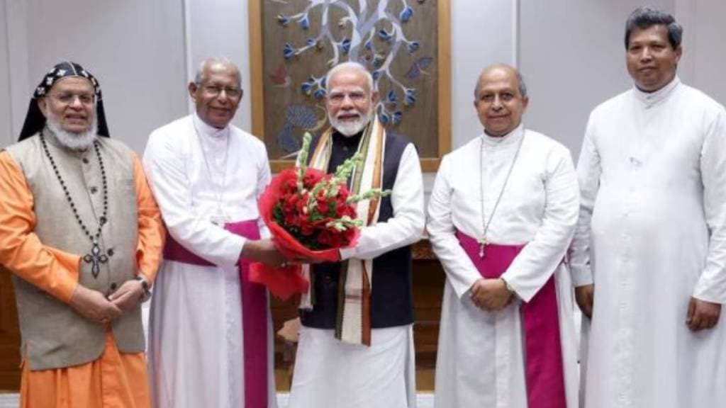 Prime Minister Narendra Modi attended Christmas celebrations hosted by the Catholic Bishops Conference of India