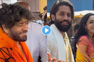 Naga Chaitanya Sobhita Dhulipala Visit Temple