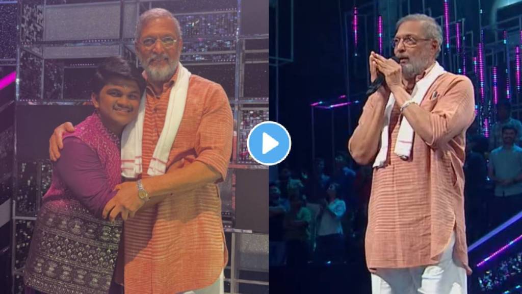 indian idol season 15 Chaitanya Devadhe mimicry of nana patekar watch video