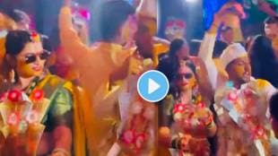 Groom bride dance video on lal lal honthon pe song video goes viral on social media