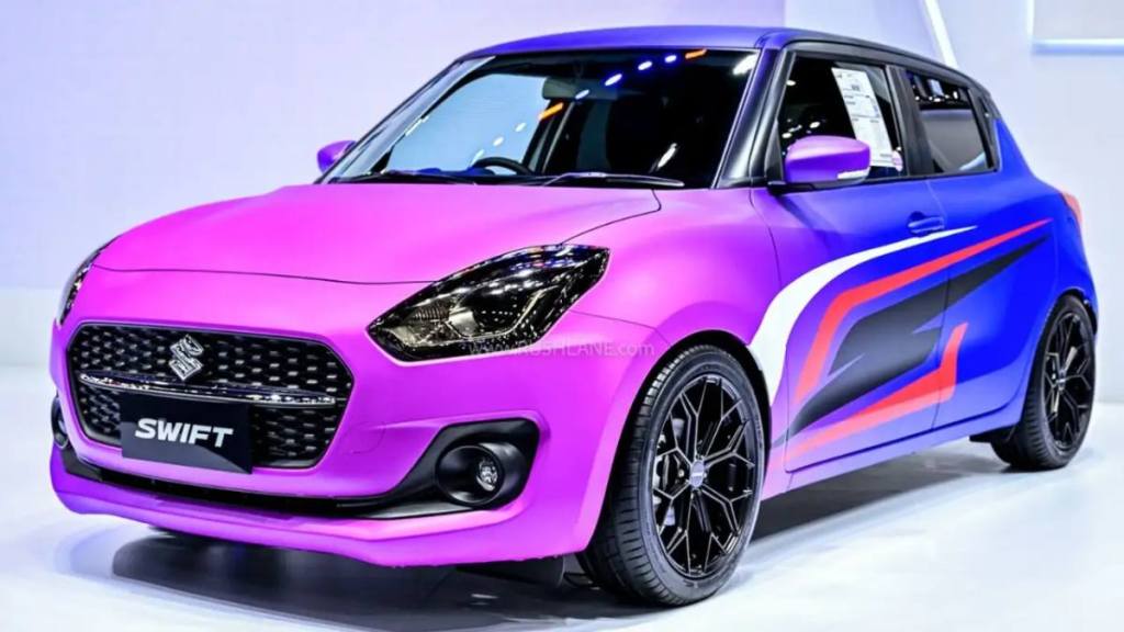 Suzuki Swift Special Edition Launched In Thailand, Features Pink-Purple Gradient Colour