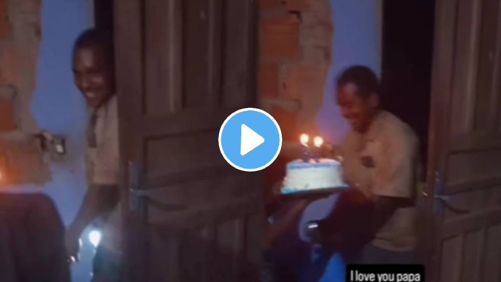 Little boy surprised his dad on his birthday with cake emotional video goes viral on social Media