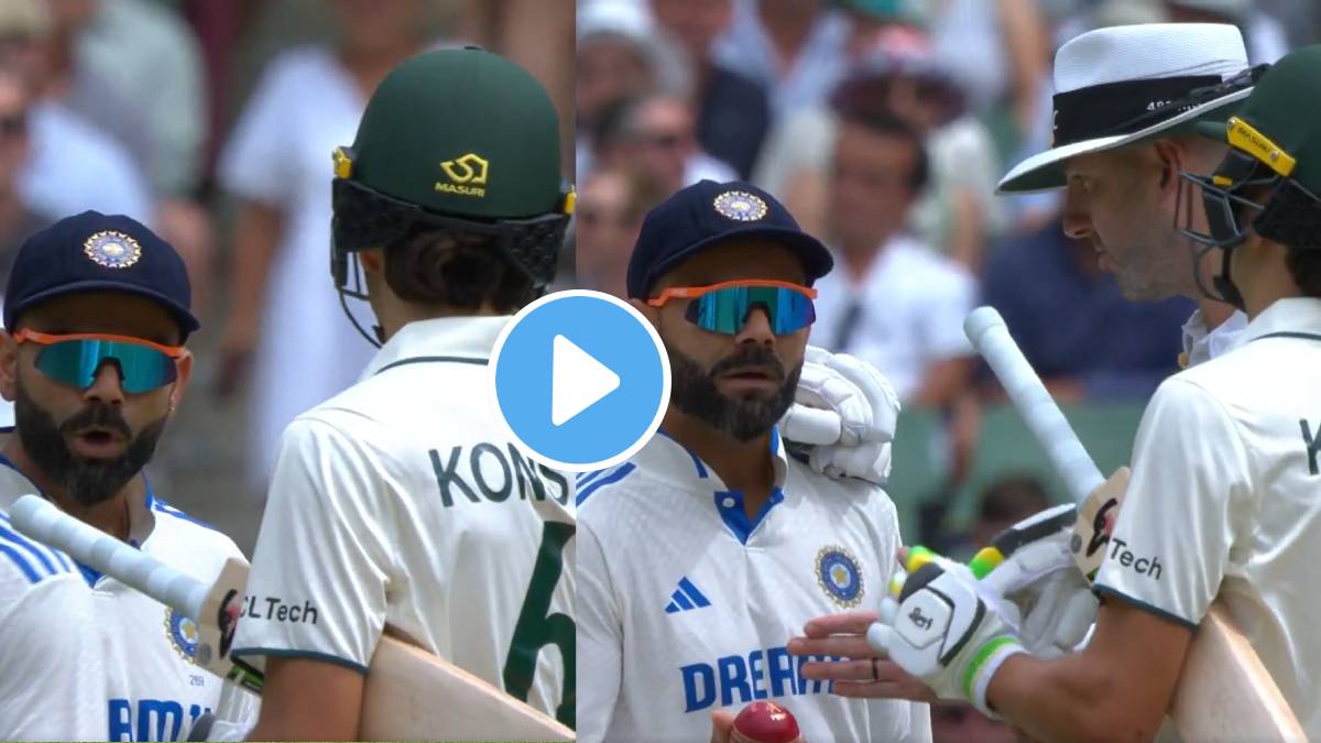 Virat Kohli And Sam Konstas Argument Video Viral In Ind Vs Aus Boxing Day Test Match At Melbourne