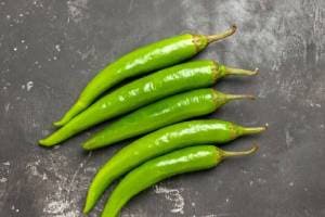 How to store green chili for a long time