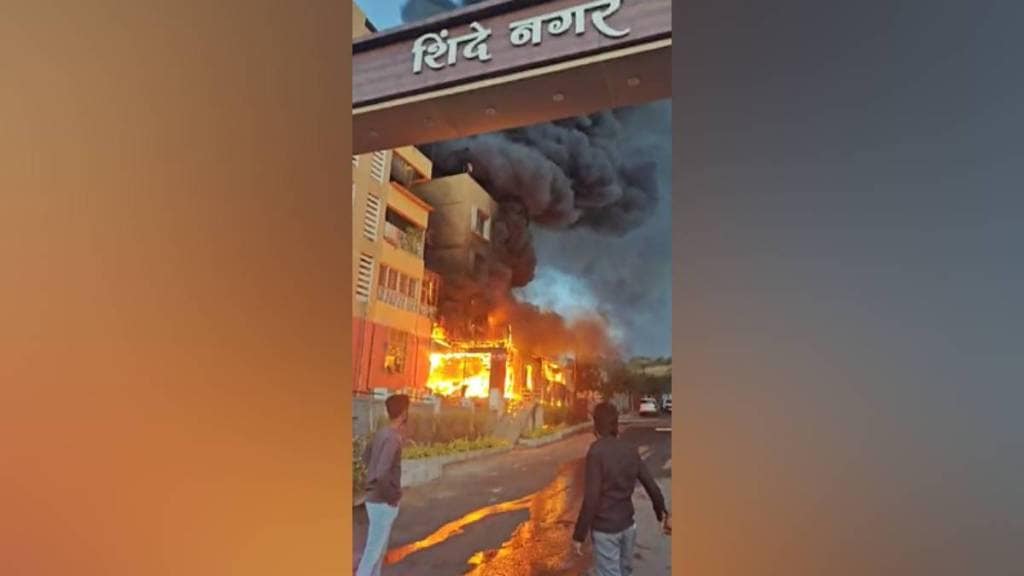 fire broke out Bavdhan area, Bavdhan area fire,