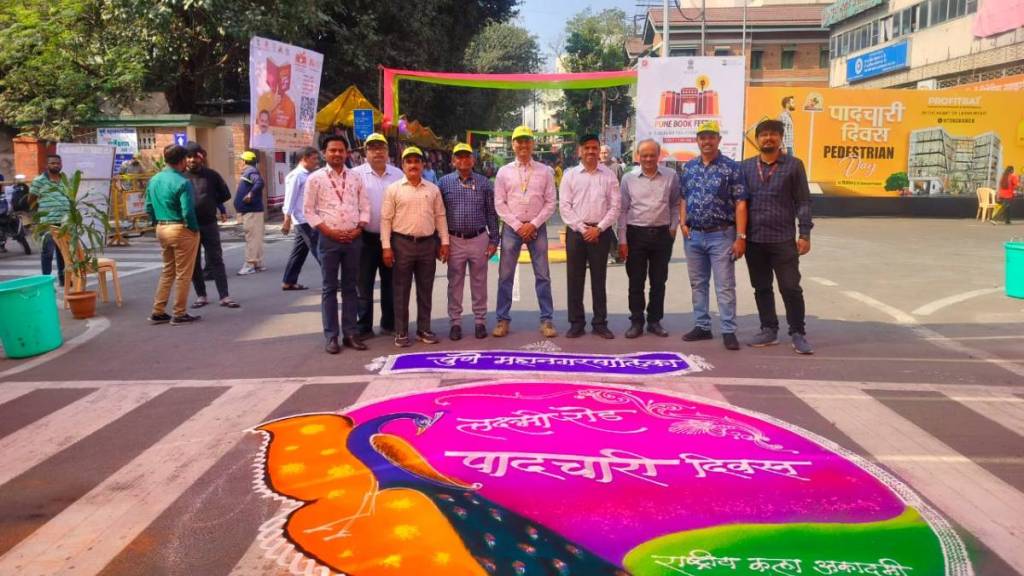 Pedestrian Day Pune , Lakshmi Road Pune ,