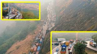 traffic jam at Khandala Ghat , traffic jam Mumbai Pune Expressway,