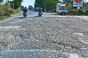 problem of potholes on Khopta bridge to Koproli road will cleared soon