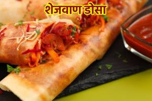 Schezwan Dosa Recipe In Marathi Schezwan Dosa chutney quick dosa making tips how to make it crispy without breaking kitchen tips