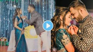 Groom dance for bride on hoshil ka ya pathyachi sobar gharwali marathi song video goes viral on social media