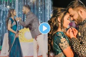 Groom dance for bride on hoshil ka ya pathyachi sobar gharwali marathi song video goes viral on social media