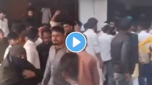 Guy went to marry for the second time without getting divorced first wife creates ruckus in marriage hall video goes viral