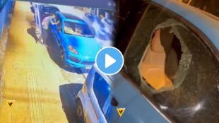 Shocking video in mumbai Waseem Amrohis Car Was Broken Into By Thieves Who Were Trying To Steal His Phone And Laptop Video Viral