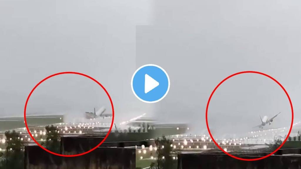 Cyclone Fengal: IndiGo flight struggles to land amid heavy rain, strong winds shocking video goes viral