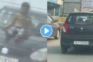 Rajasthan: Viral VIDEO Shows Child Seated On Speeding Car's Bonnet For Instagram Reel In Jhalawar