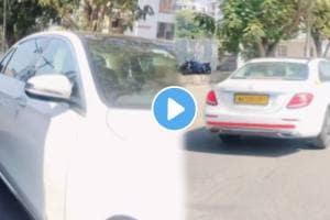 You will be speechless after seeing the number plate of Mercedes car in pune ; After watching the VIDEO, netizens say "This is only in Pune..."