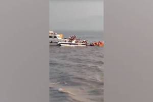 Mumbai passenger boat sank in Elephanta area on Wednesday evening