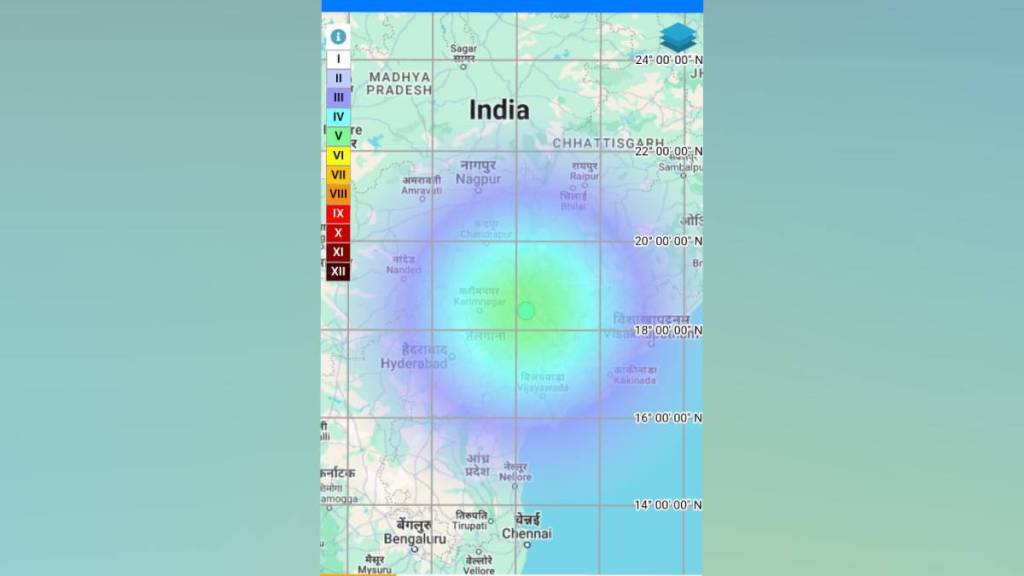 Strong Earthquake Near Maharashtra Telangana Border