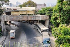 flyover built in SATIS Project but connection work delayed