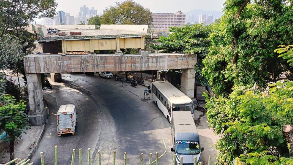 flyover built in SATIS Project but connection work delayed