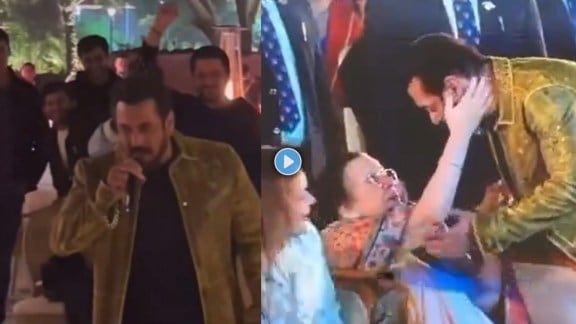 Nita Ambani mother adore salman khan in Jamnagar video viral