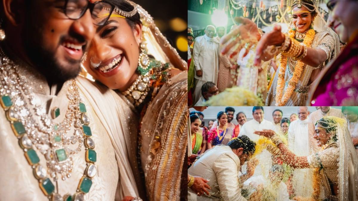 PV Sindhu Wedding Photos Indian Badminton Players Shares Beautiful Pictures with Husband Venkat Datta Sai