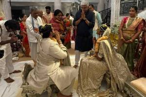 pv sindhu wedding first picture Indian Badminton Star Tied Knot with Venkat Datta Sai